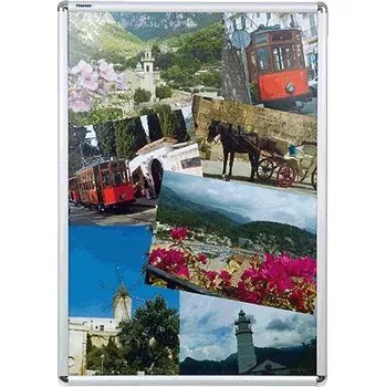 Kancelářský nábytek Franken BS0704 výměnný rám na obrázky transparentní, stříbrná (š x v x h) 624 x 871 x 12 mm DIN A1