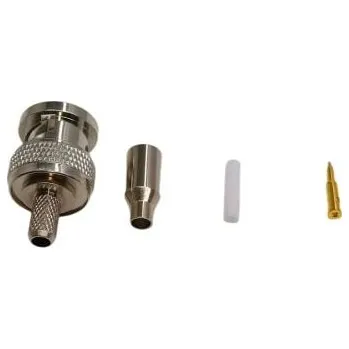 Síťový konektor BNC straight crimp plug for RG174 cable