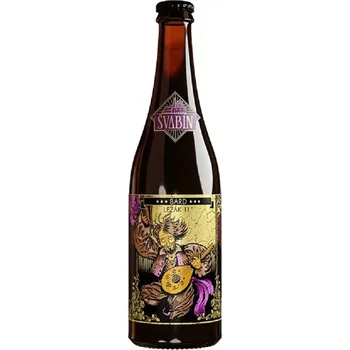 Pivo ŠVABÍN - BARD 11 sv. ležák za stud. chmel. 0,7 l sklo /4,5%/