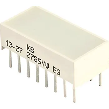 LED panel Kingbright KB-2785YW LED bargraf 8násobná žlutá (d x š x v) 20.04 x 9.94 x 6.12 mm