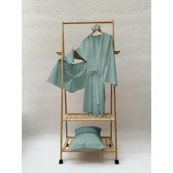 Dámský župan Pure Stella Kimono župan set - Sage Velikost: L/XL