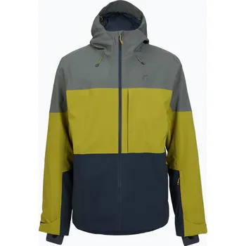 Pánská lyžařská bunda SCOTT Ultimate Dryo 10 shadow grey/meadow green