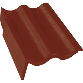 betonová krytina Taška krajní levá BRAMAC Max Protector plus -červenohnědá