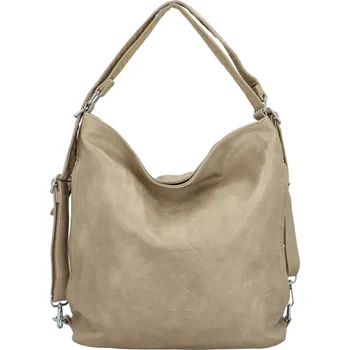 Kabelka Trendy dámský koženkový kabelko-batoh Lambros, béžový