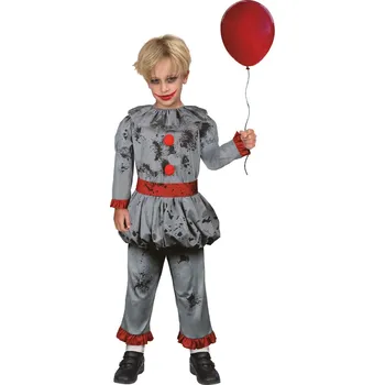 Karnevalový kostým Amscan / Riethmüller Dětský kostým IT klaun Pennywise šedý, vel. 140-152
