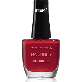 Dekorativní kosmetika Max Factor Nailfinity Gel Colour gelový lak na nehty bez užití UV/LED lampy odstín 310 Red Carpet Ready 12 ml