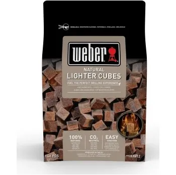 Zahradní gril Weber® 17612 podpalovací kostky natural 48 ks - hnědé