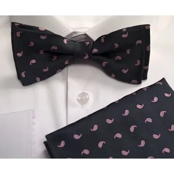 Motýlek Pánský motýlek s kapesníkem M5 - vzor 392