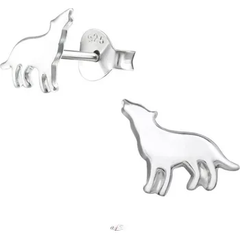 Náušnice Prosperk Náušnice stříbrné Vlk S2301