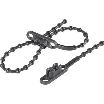 Organizace kabelů TRU COMPONENTS 1592905, TC-KTVR145BK203, kuličkový pásek stahovací, 2 mm, 145 mm, černá, s dvojitou hlavou, 100 ks