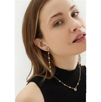 Náušnice Guess Naušnice JUBE05 040JW Zlatá OS