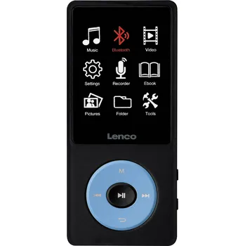 CD přehrávač Lenco Xemio-860BU přenosný CD přehrávač Discman modrá