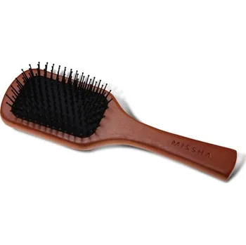 kartáč na vlasy MISSHA Wooden Cushion Hair Brush -Anti Static - Antistatický kartáč na vlasy