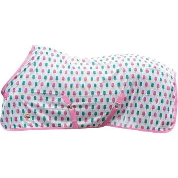 Jezdectví Deka proti hmyzu HKM Naples magenta/aqua 105cm