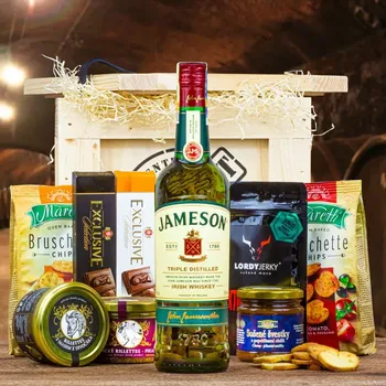 Dárkový potravinový koš Bedna s páčidelem Standardní víko