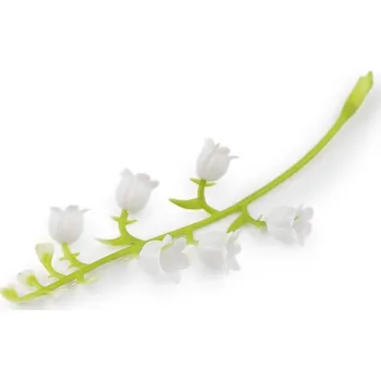 umělá květina Umělá mini konvalinka 10.5 cm, bílá