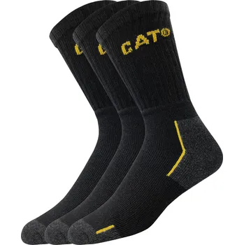 Pánské oblečení Caterpillar Pánské pracovní ponožky, 3 páry (černá, 39/42)