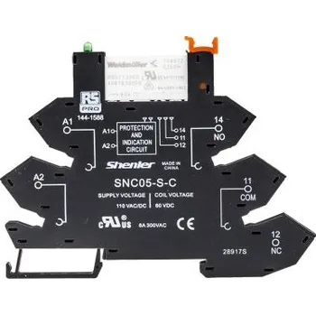 Relé Relé rozhraní 110V ac SPDT Lišta DIN