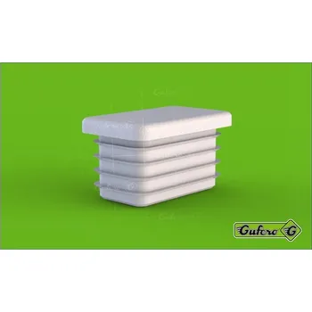 Vodovodní potrubí Záslepka obdelníková bílá PE 120 x 80 2,5-5