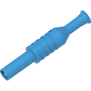 Krokosvorka Electro PJP 1065-CD1-Bl laboratorní zástrčka Ø pin: 4 mm modrá 1 ks