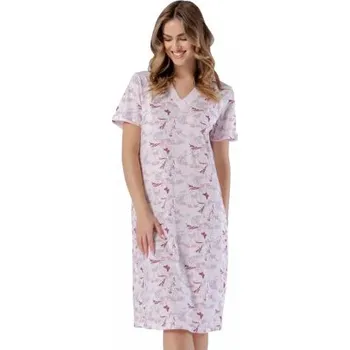 Dámská noční košile Dámská noční košile Gerda 1569 LEVEZA růžová světlá L