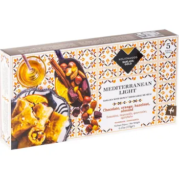 Kolionasios Baklava Baklava GOLD s čokoládou, pomerančem, lískovými oříšky a mandlemi 175gr KOLIONASIOS