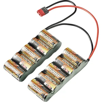 RC vybavení Reely RE-7856538 akupack NiMH (modelářství), 12 V, 4200 mAh, články 10, Side by Side, T zástrčka