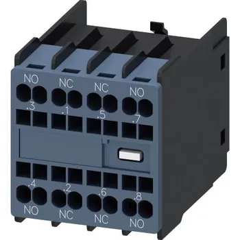 Pomocný kontakt Zaklapávací s klecovou svorkou 2NC plus 2NO 6 A DC, 10 A AC 250 V dc, 690 V ac, rozsah: Sirius Innovation