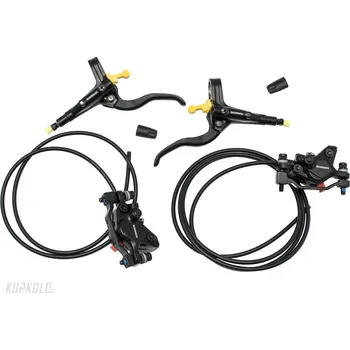 Komponent pro jízdní kolo Kotoučové brzdy Shimano DEORE BR-MT410-KIT př+zad/BL-M4100 adapt:F180PP2 polymer SMBH59/900+1700mm