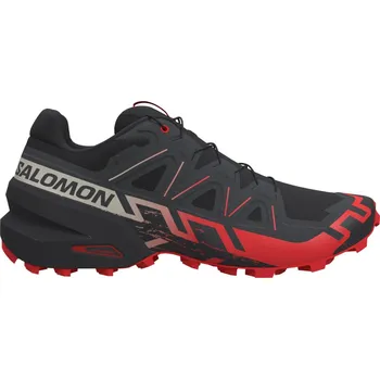 Pánská treková obuv Salomon SPEEDCROSS 6 GTX - pánská - černá/červená Velikost: 43 1/3