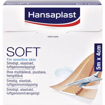 Náplast Hansaplast 1556526 Náplastě Hansaplast náplastí Soft (d x š) 5 m x 4 cm