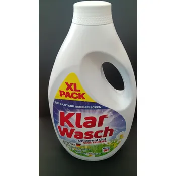 Prací gel Německý prací gel Klar Wasch Universal 2,4 L