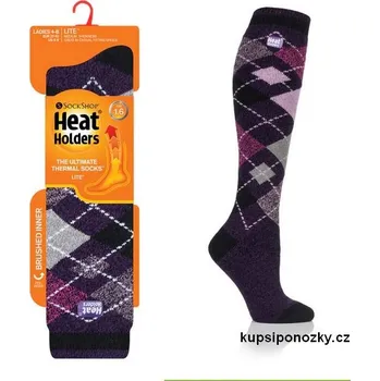 HEAT HOLDERS Podkolenky LITE LONG MEDIUM LTLHH560PUR, vel. 37-41 37-41 Mix barev
