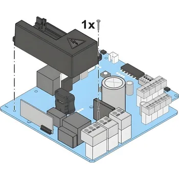 Pohon brány STArter S2 Plus řídicí deska pohonu Sommer - náhradní elektronika pohonu posuvné brány Sommer, kódování SOMloq2, frekvence 868,95 MHz, včetně ochrany proti dotyku a šroubu