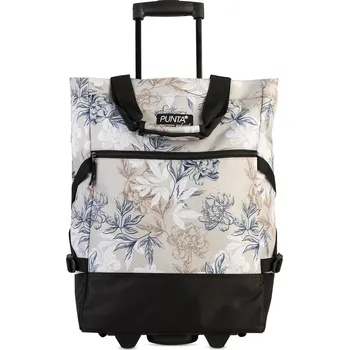 Nákupní taška Punta Nákupní taška na kolečkách Print - sand/black