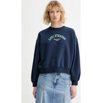 Pánská mikina Mikina Levi's GR VINTAGE BOXY CREW 005OZ námořnická modř 59X, vel. L