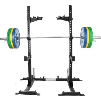 Gorilla Sports Stojan na dřepy s příslušenstvím, 140 kg