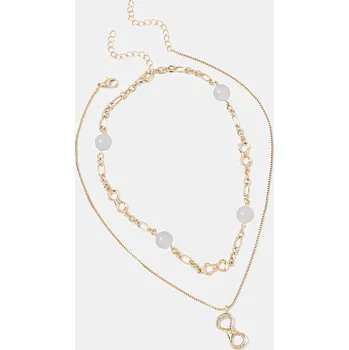 Náhrdelník Náhrdelník Twinset 2-pack 261TA4430 zlatá GLD, vel. ONE SIZE