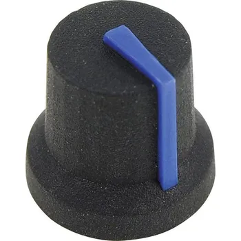 Cliff CL170846CR CL170846CR otočný knoflík černá, modrá (Ø x v) 16.8 mm x 14.5 mm 1 ks