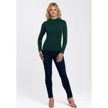 Babell halenka Resta - smaragd, S (Dámský stoják s dlouhým rukávem)