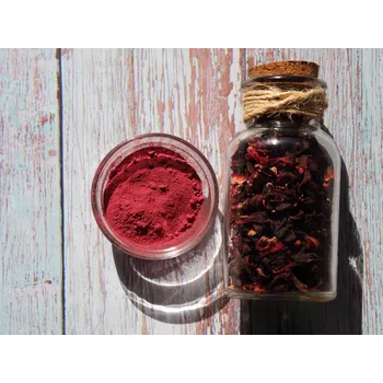 Vlasová regenerace Hibiscus vlasový zábal Ibišek NATUBEA Hmotnost: 500 g