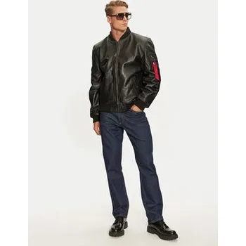 Pánský bomber Alpha Industries Bunda bomber 138121 Černá Regular Fit XXL