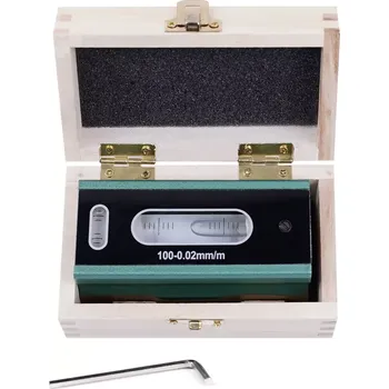 Vodováha Přesná strojní vodováha CYRRTEC 100 mm, rozlišení 0,02 mm/m