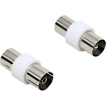 Anténní kabel BKL Electronic 0403543 Sada zástrčných konektorů na koaxiální kabel Připojení kabelu: IEC konektor na koaxiální kabel, IEC zásuvka na koaxiální kabel 1 sada