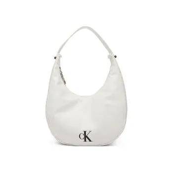 Kabelka Kabelka Calvin Klein Buckle Small Bag LV04F3513G Bílá OS
