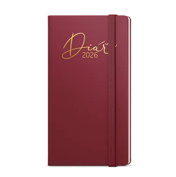 Diář Baloušek Tisk Jakub Luxi kapesní týdenní 2026 bordó