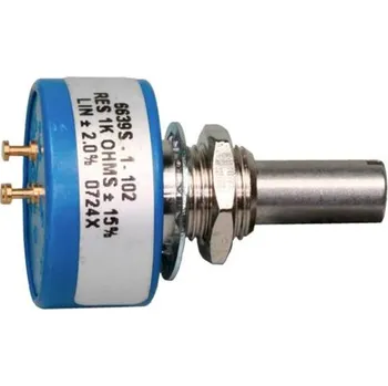 Potenciometr Bourns 6639S-301-103 plastový potenciometr, 1 W, 10 kΩ, 1 ks
