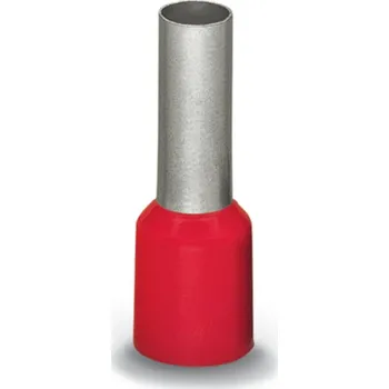 WAGO 216-209 dutinka 10 mm² částečná izolace červená 100 ks