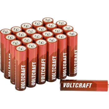 Článková baterie VOLTCRAFT Industrial LR03 mikrotužková baterie AAA alkalicko-manganová 1350 mAh 1.5 V 24 ks