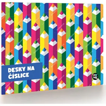 desky na sešit Karton P P Desky na abecedu Pastelky